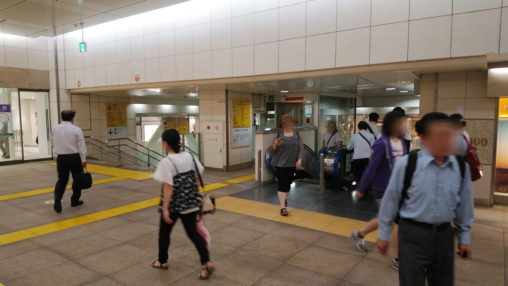 蒲田駅東口階段