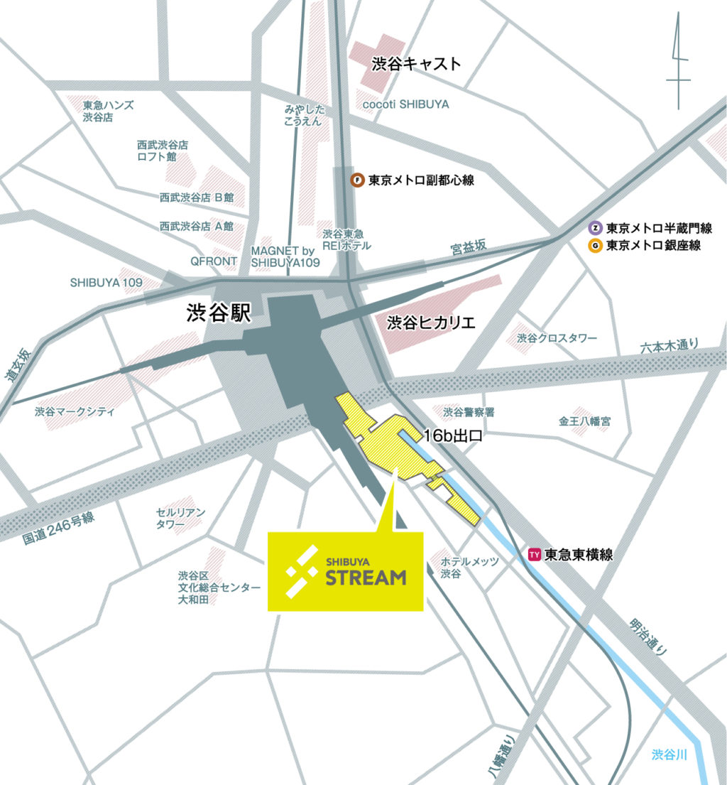 渋谷ストリームmap