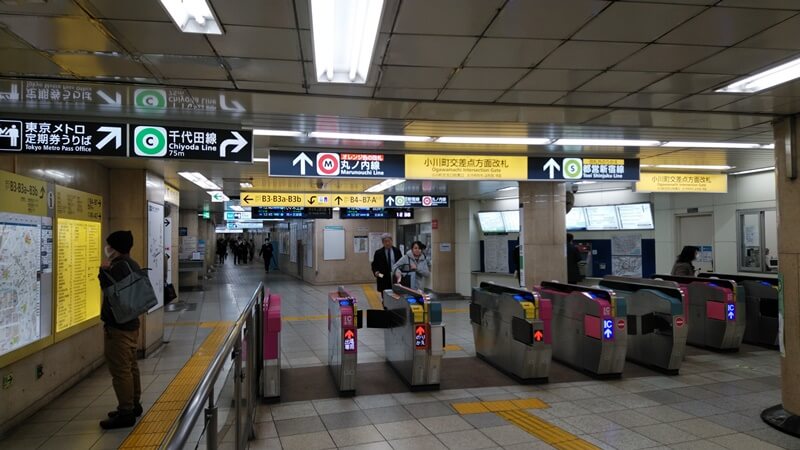 千代田線から都営新宿線３