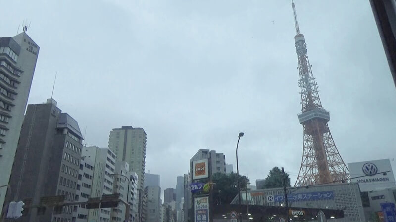 赤羽橋から東京タワー